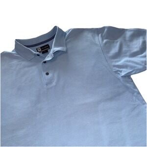 Jos A Banks Men's 100% Cotton 3 Button Short Sleeve Polo Sz XL Leddbetter Golf